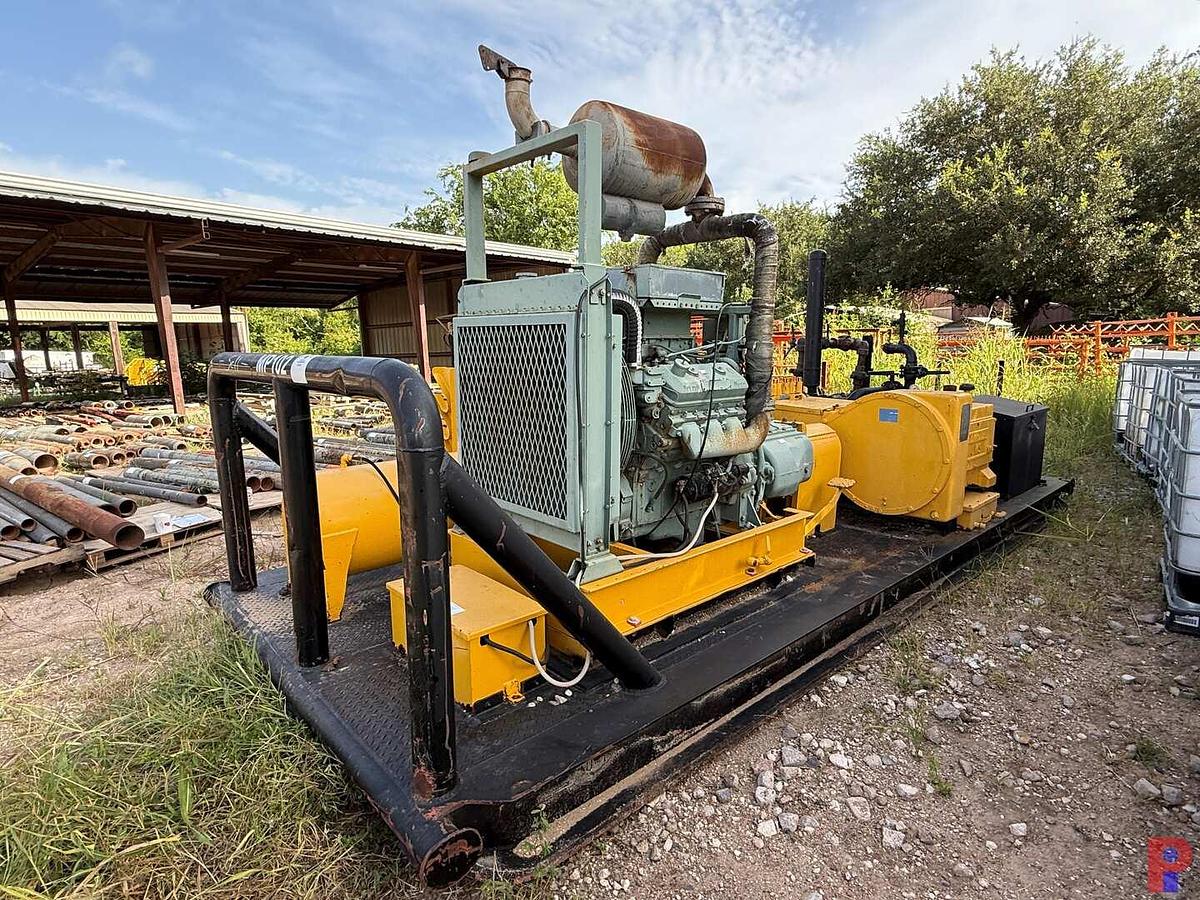 Used DIESEL POWERED JWS 165L TRIPLEX  WELL SERVICE PUMP SKIDDED