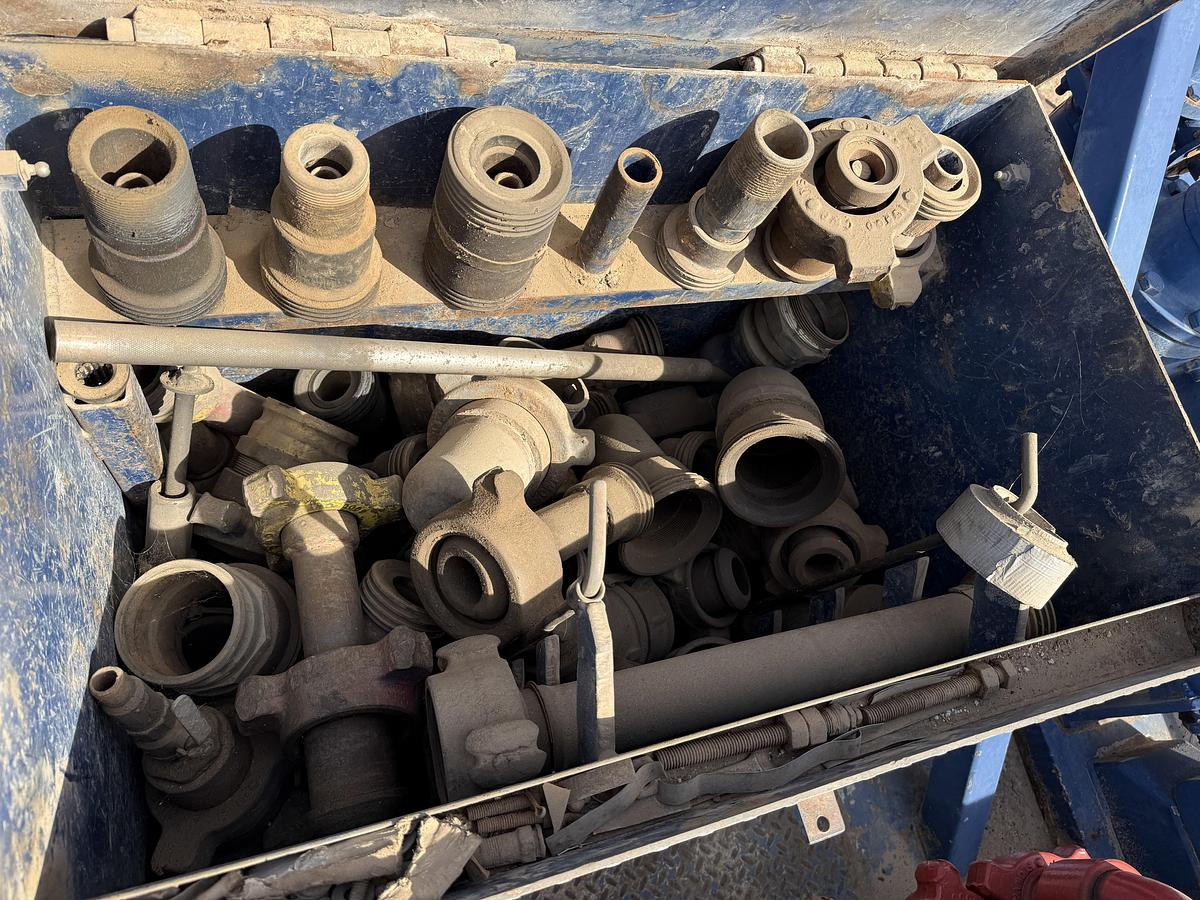 Used 2018 KERR T60 10K WP TRIPLEX WELL SERVICE PUMP P/B CATERPILLAR C18 630-HP, SKIDDED