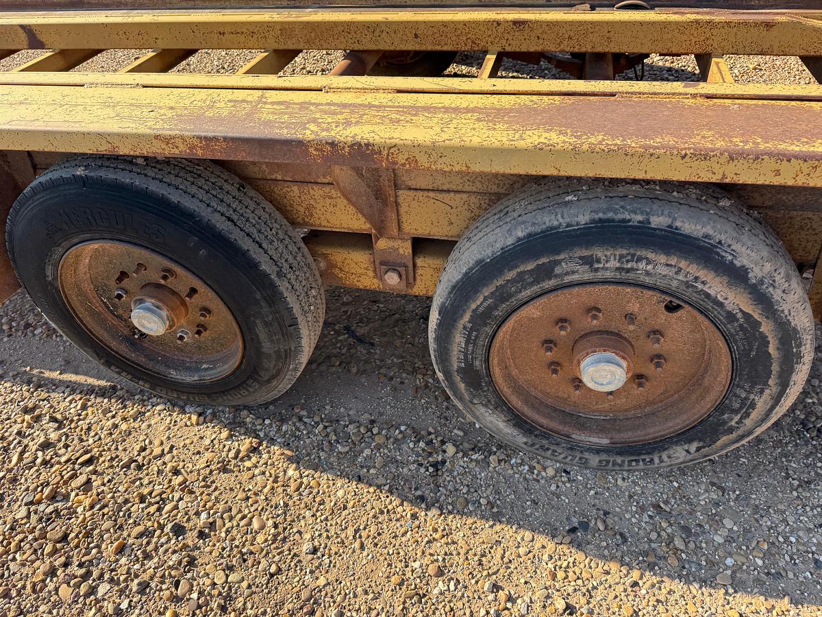 Used BELSHE INDUS. 28’ X 7’ T/A PH EQUIPMENT TRAILER