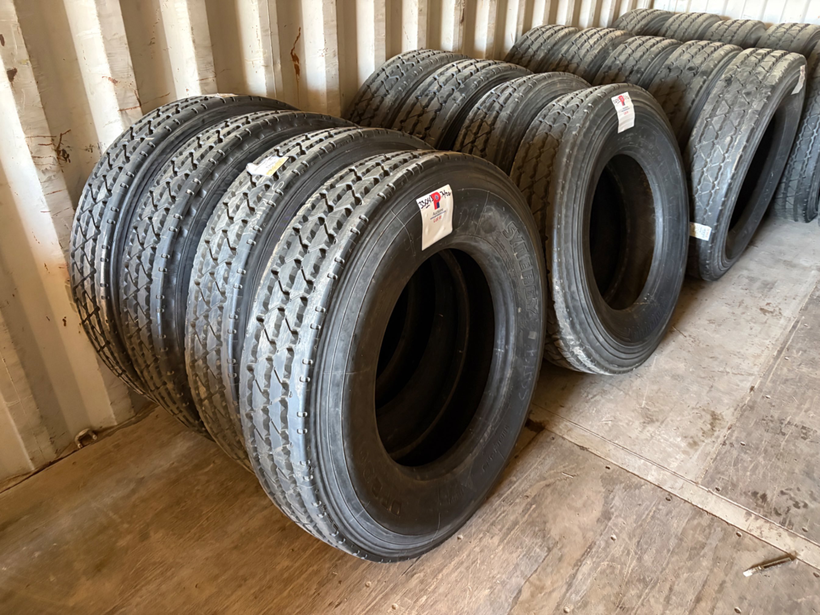 Used (13) 11R24.5 tires