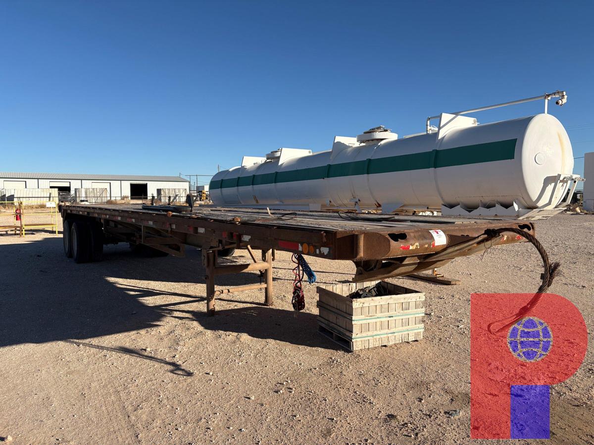 Used SHOPBUILT 40’ X 8’ T/A FLATBED TRAILER