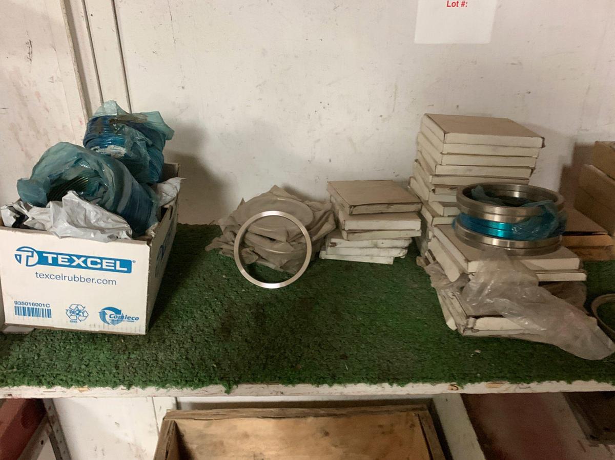 Used Lot of Valves Seats, Choke Stems, and 10k Gaskets
