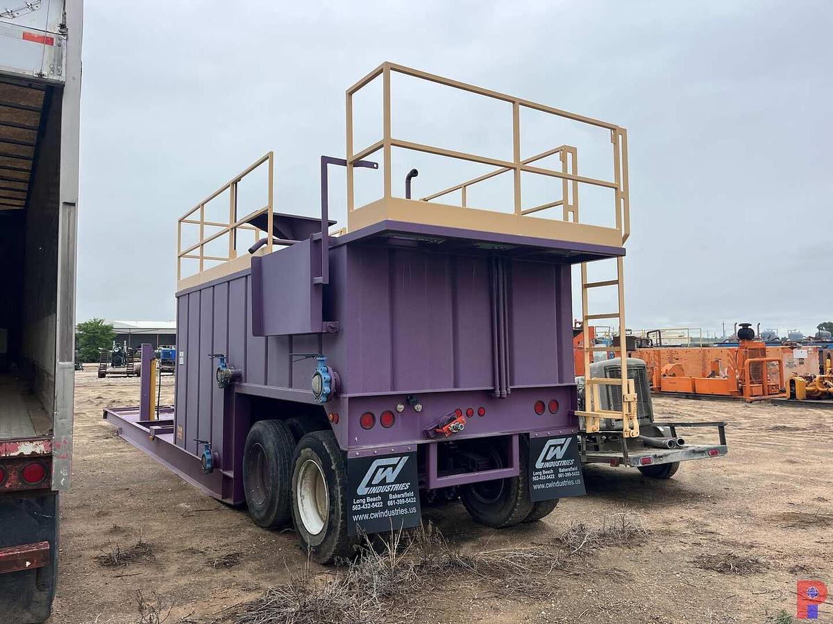 Used 2012 CW SERVICES TRAILER MTD. MUD SHAKER TANK