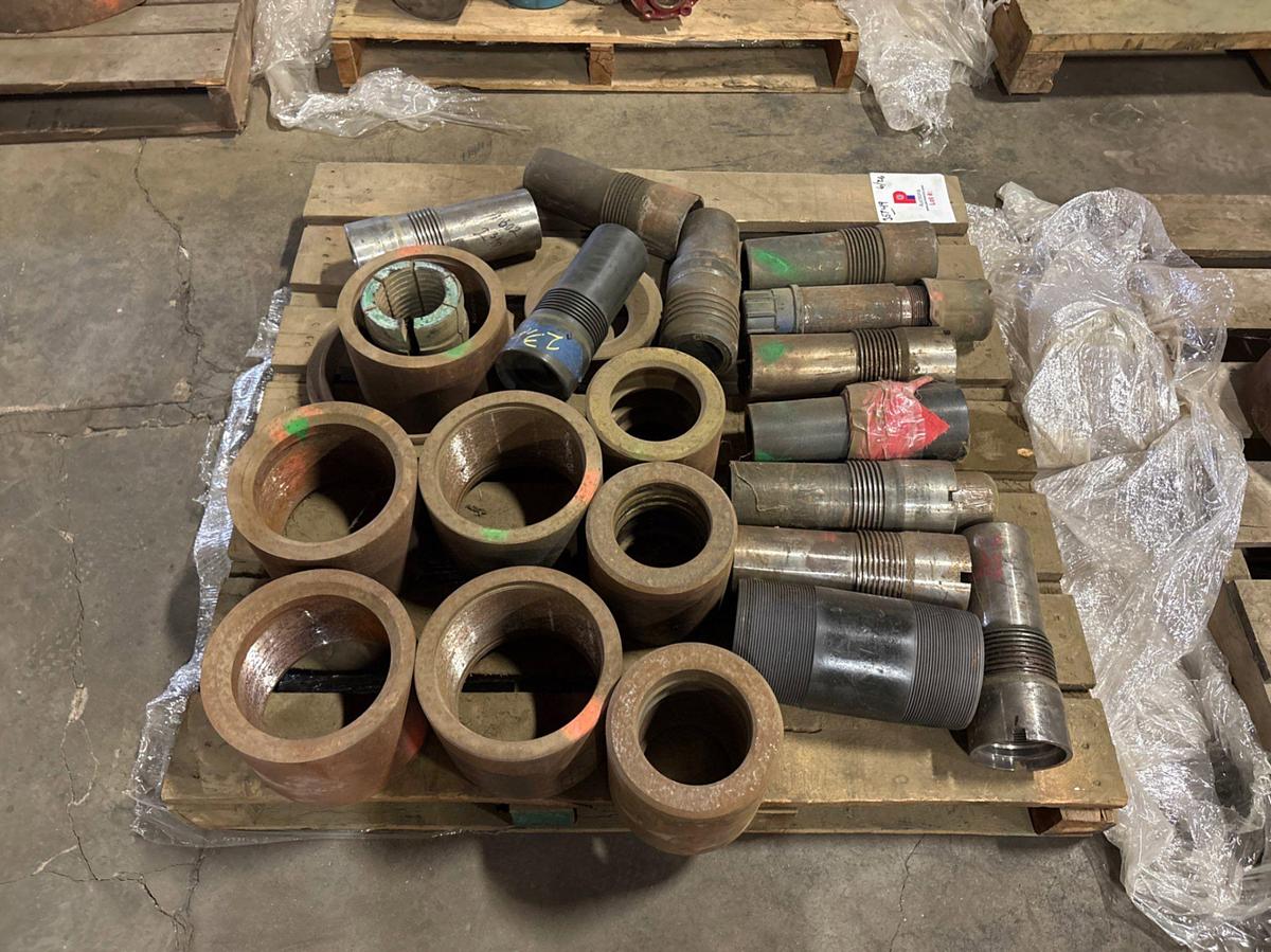 Used Pallet of assorted pipe nipples & collars