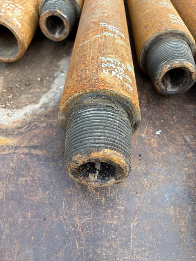 Used 6-1/8”OD x 2-1/2”ID x 39.73’L 4”FH SLICK DRILL COLLAR