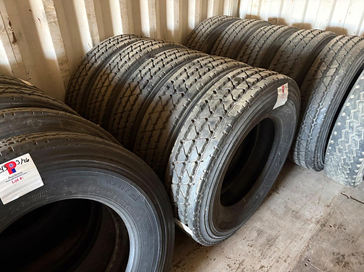 Used (13) 11R24.5 tires