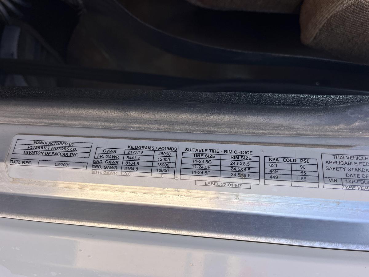 Used 2002 PETERBILT 378 T/A SLEEPER HAUL TRUCK