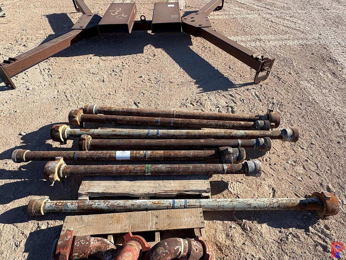 Used (7X$) 3” DC15 FLOW IRON, 6’ - 8’ LONG