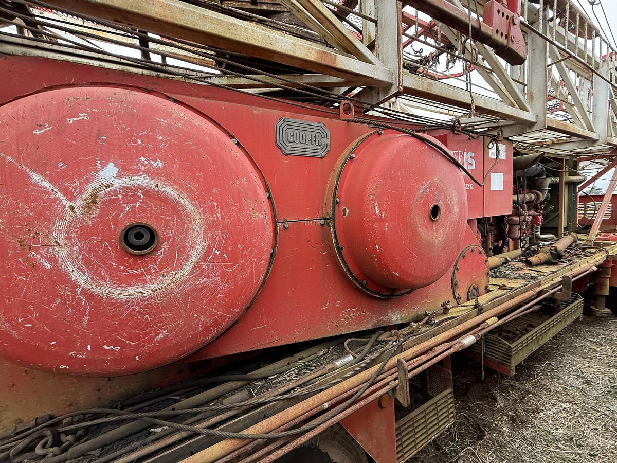 Used 1982 COOPER LTO 350 DD 97’-200K 5-AXLE WELL SERVICE WORKOVER RIG