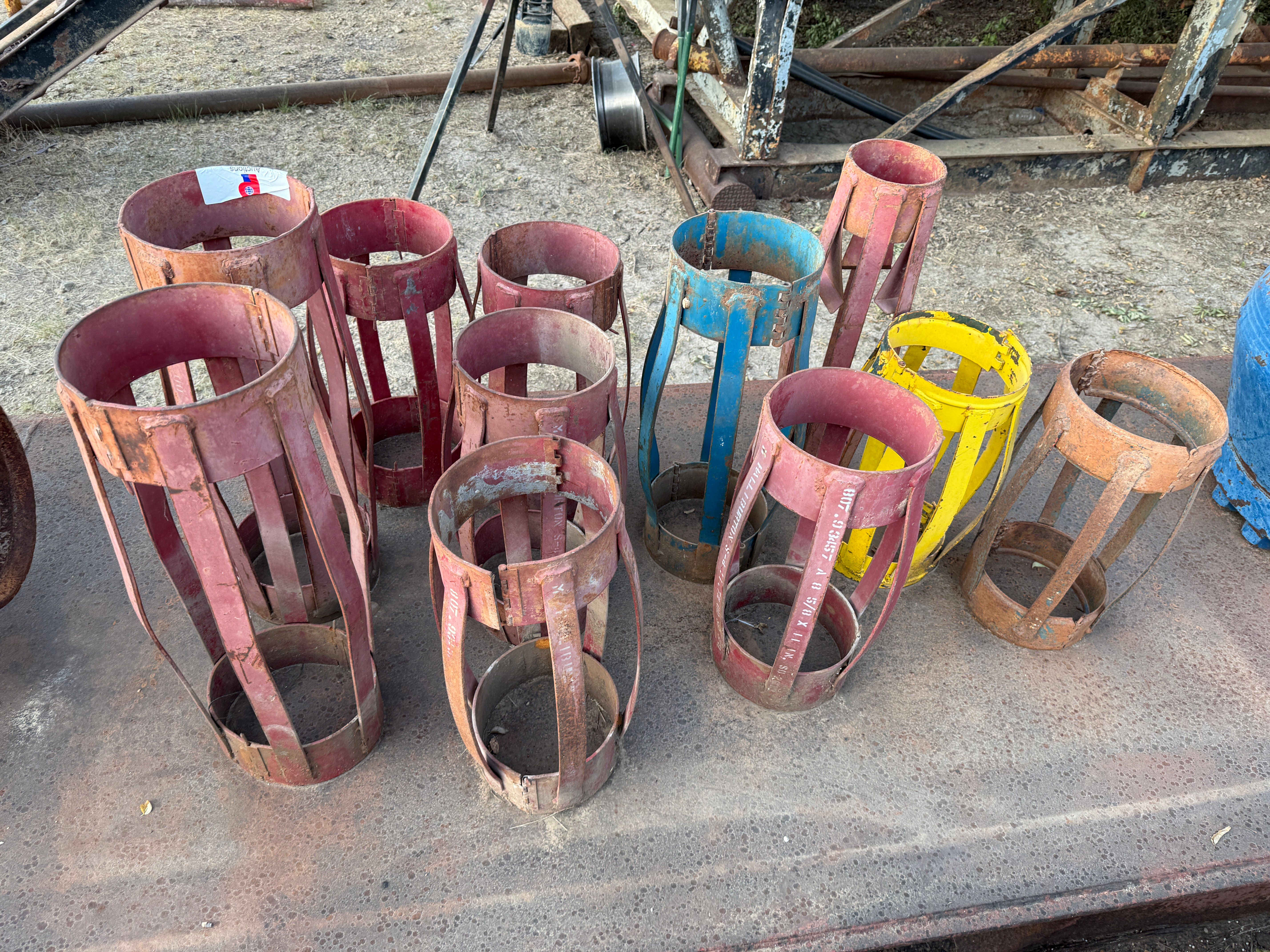 Used (11) 5-5/8” THRU 8-5/8” CASING CENTRALIZERS
