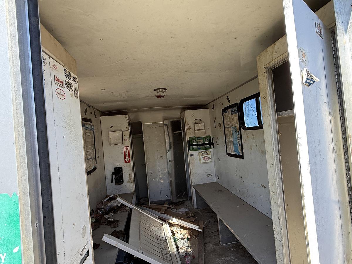 Used 12’ T/A BUMPER PULL DOGHOUSE TRAILER (DAMAGED, INOP)