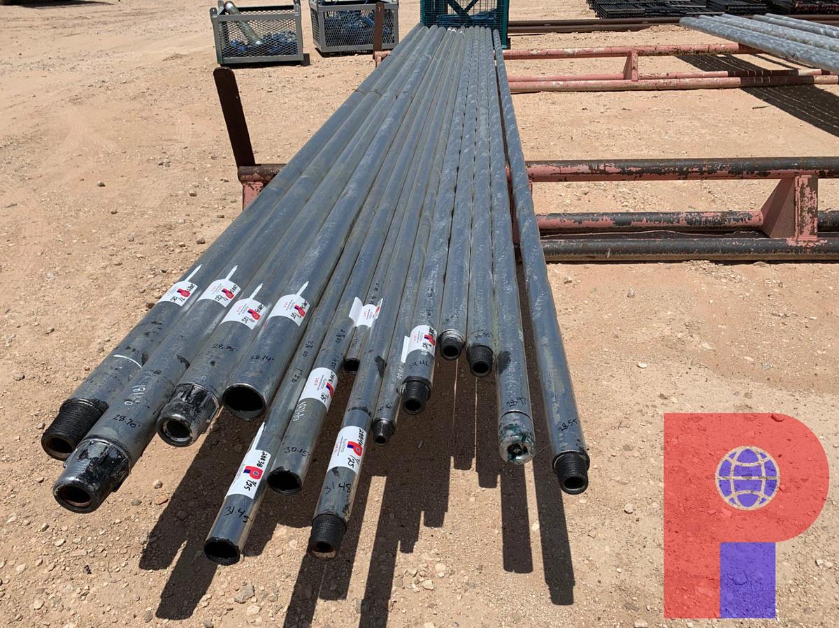 Used 3” OD X 1 1/2” ID X 29.46’ L SPIRAL DRILL COLLER W/ 2 7/8 PAC-4