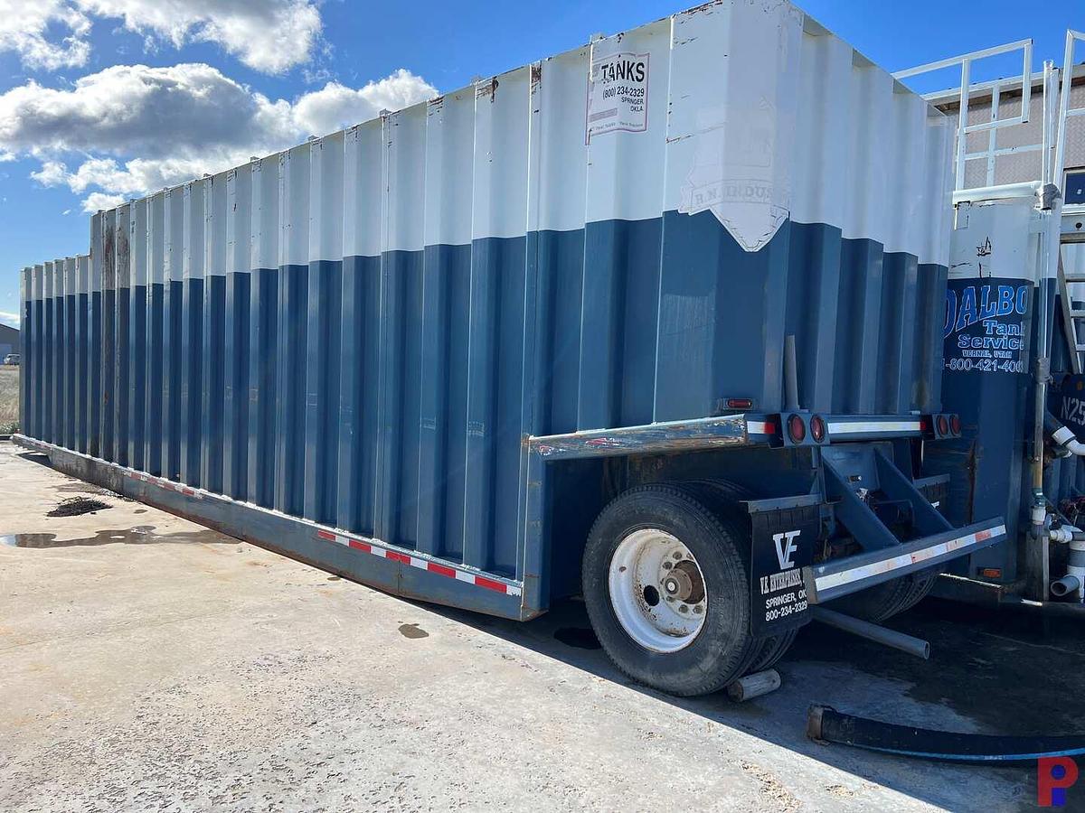 Used 2003 VE ENTERPRISES 500 BBL SINGLE AXLE FRAC TANK