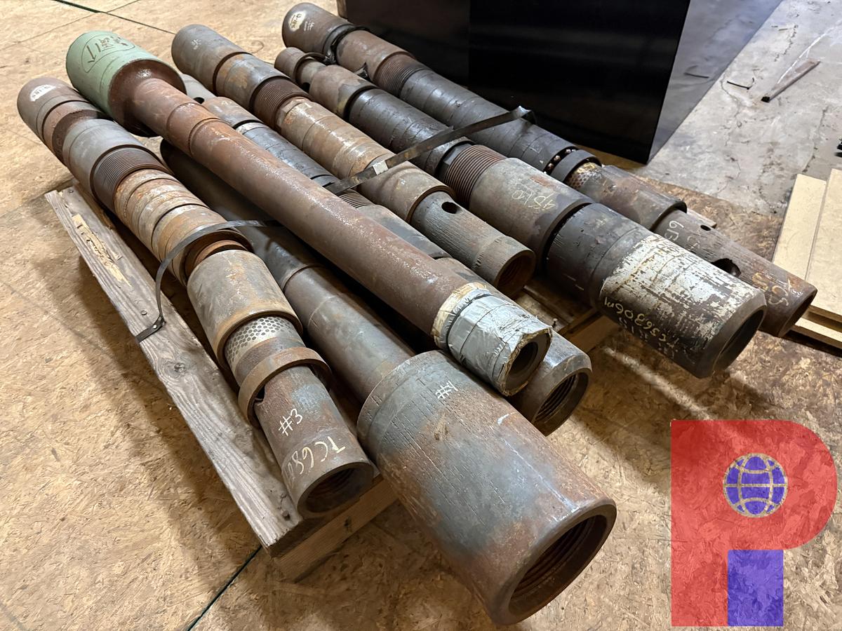 Used PALLET OF CASING FLOATS, (2) SUBS W/ CASING FLOATS, & (9) BLADED MILLS, (1) 4-1/2” DRILL BIT