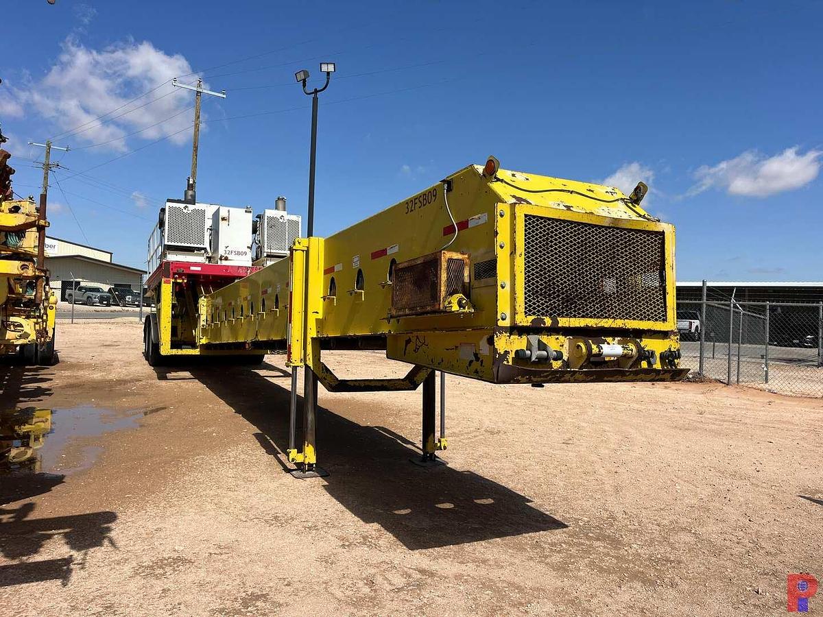 Used 2011 KEYSTONE OILFIELD FABRICATION STB-36 SINGLE BELT T/A SAND CONVEYOR TRAILER