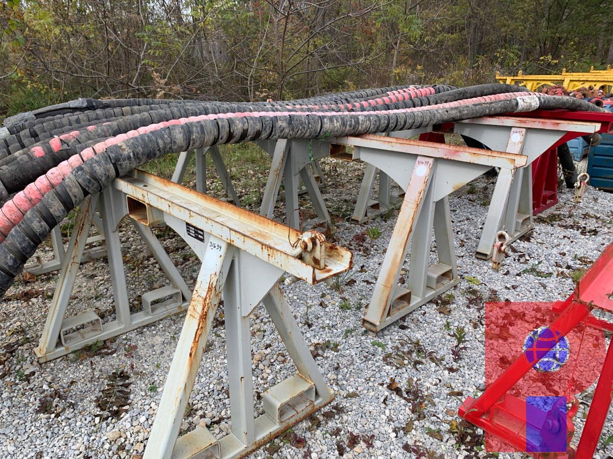 Used (3X$) 11’ X 39” TRIANGLE PIPE RACKS