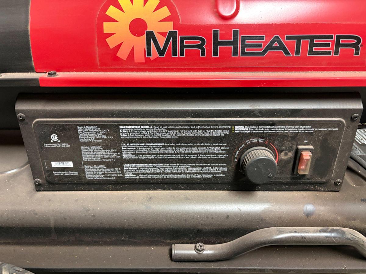 Used (3) portable shop heaters