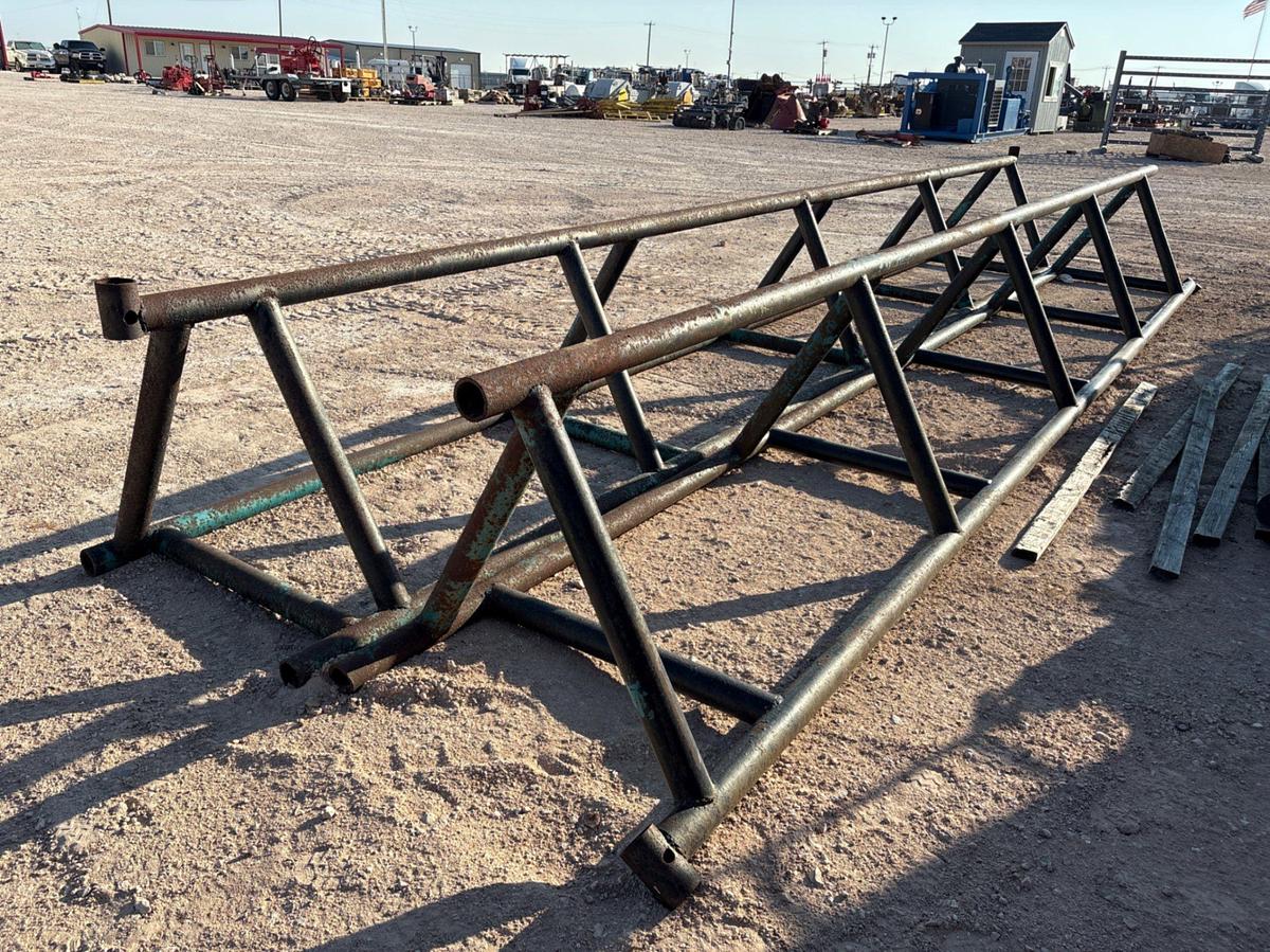 Used (2x$) 25’ x 36” triangle pipe racks