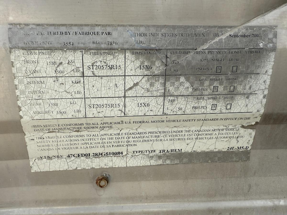 Used 2003 DUTCHMEN 25’ SPORT T/A FIFTH WHEEL PULL CAMPER TRAILER