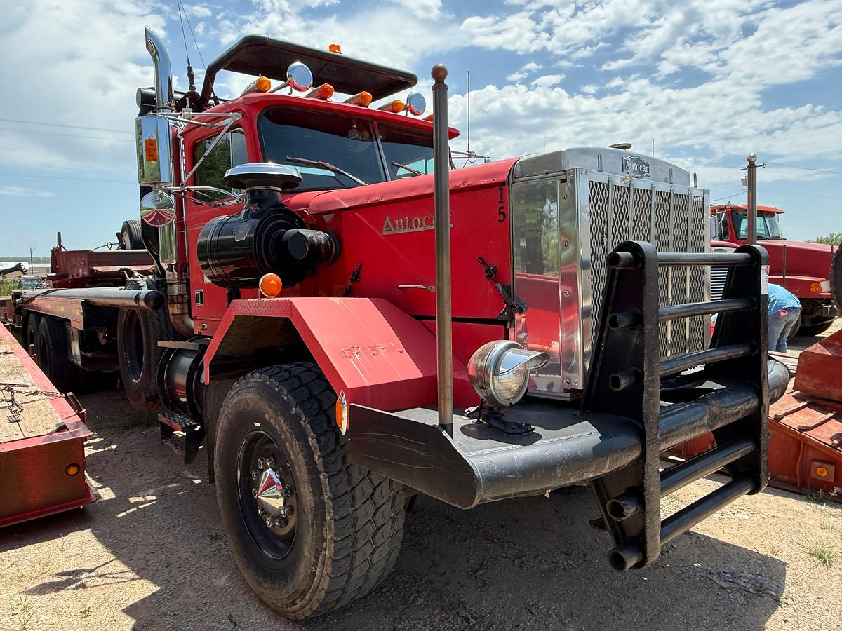 Used 1981 AUTOCAR DC9964 T/A 50-TON GIN POLE WINCH TRUCK