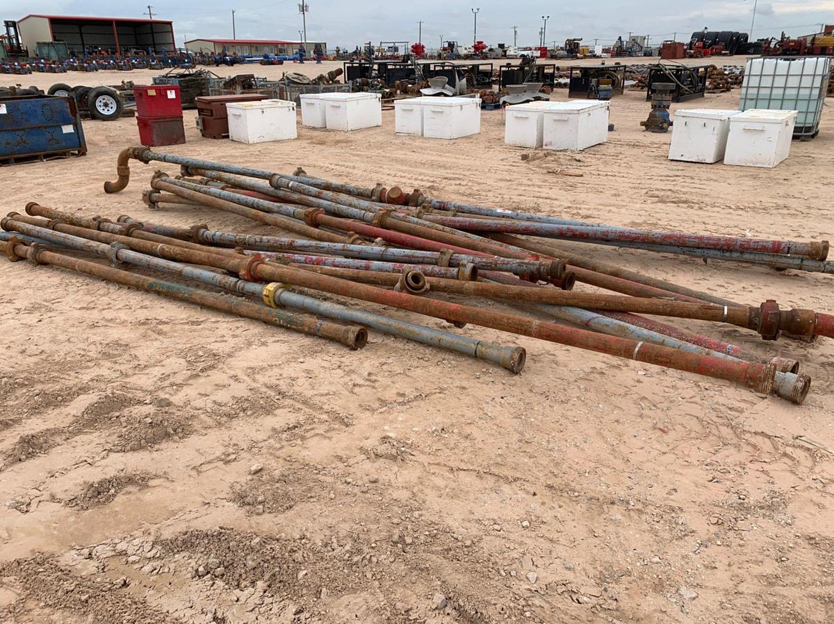 Used (35) 10ft Jts of 3” 1502 15k Flow Iron