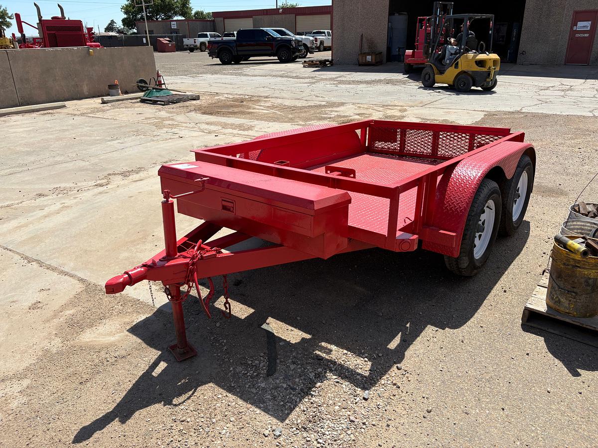Used Big Tex 8’ x 5’ t/a bumper pull utility trailer