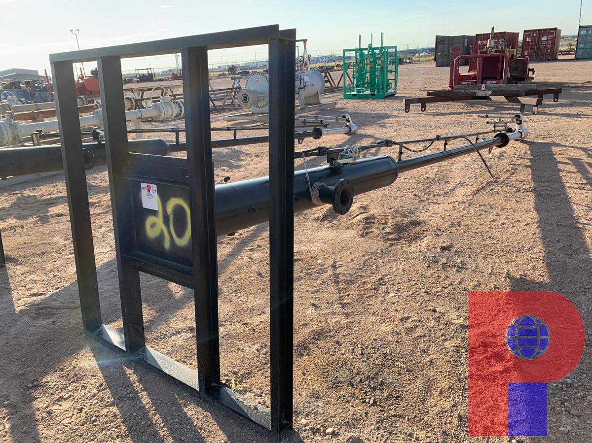 Used 25’ EDGE INDUSTRIES SKIDDED GAS FLARE