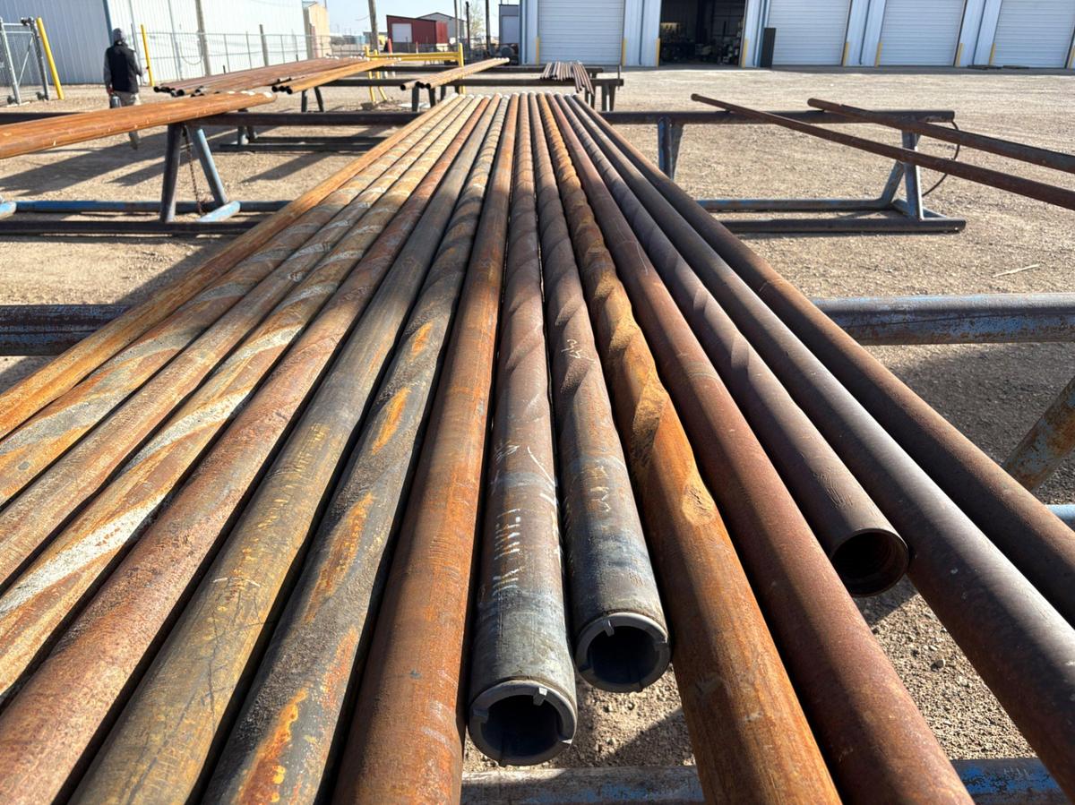 Used 3-3/8”OD X 1-1/2”ID X 29.05’L SPIRAL DRILL COLLAR W/ 2-3/8IF CONNECTIONS