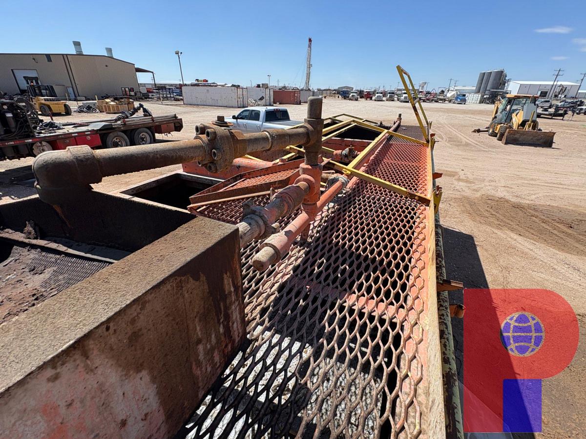 Used 22’ X 7’ X 6’ OPEN TOP FLUID TANK