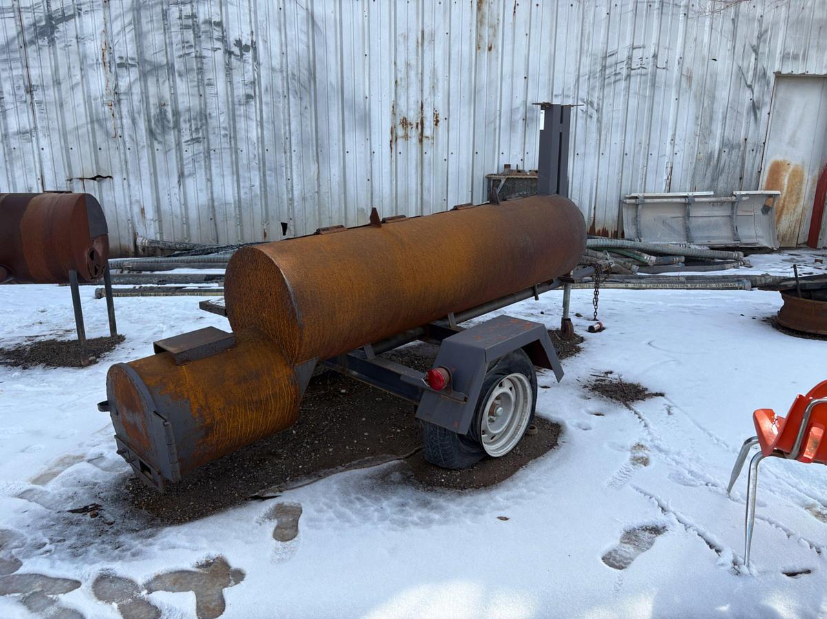 Used 10’ x 2’ s/a bumper pull bbq trailer