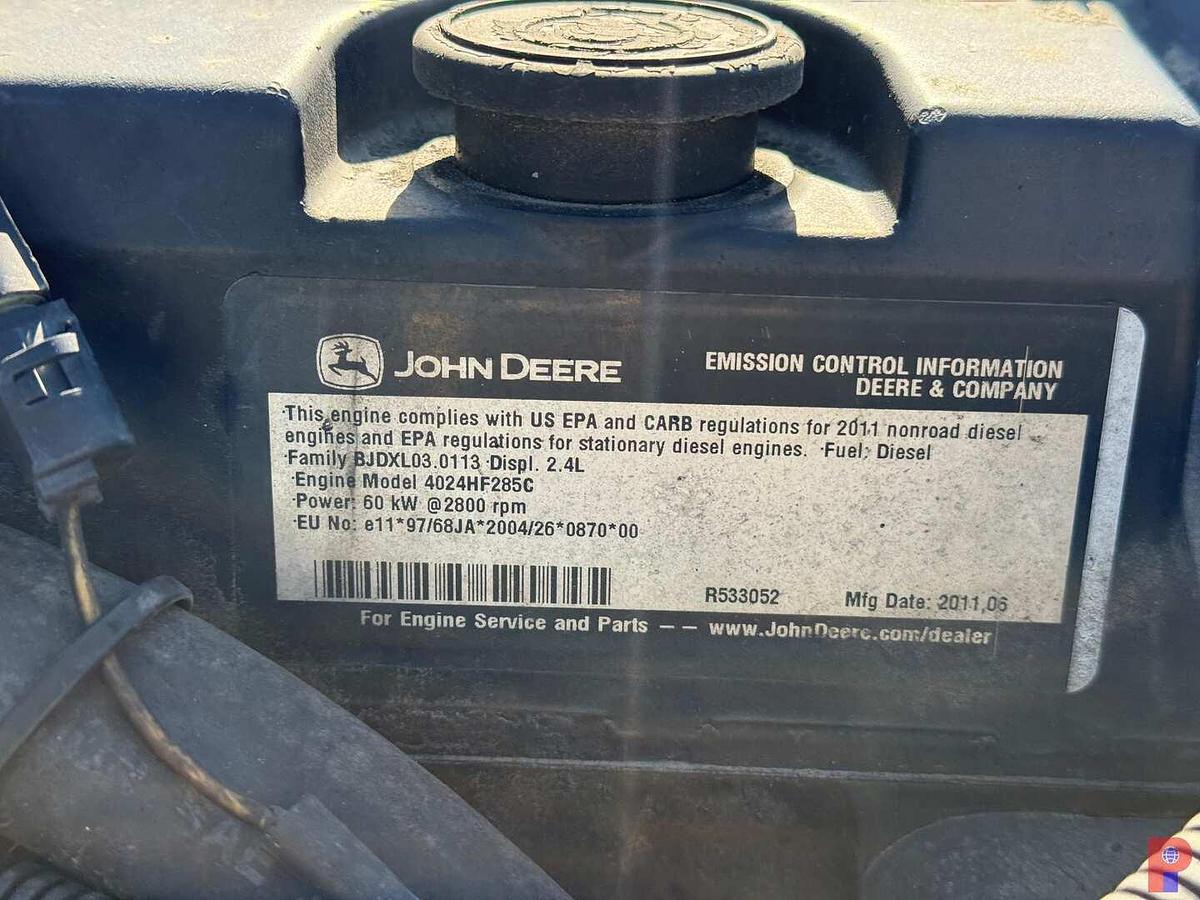 Used PIONEER 6X8X14 CENTRIFUGAL PUMP P/B JOHN DEERE 4024HF285 80 HP TOWABLE PUMP