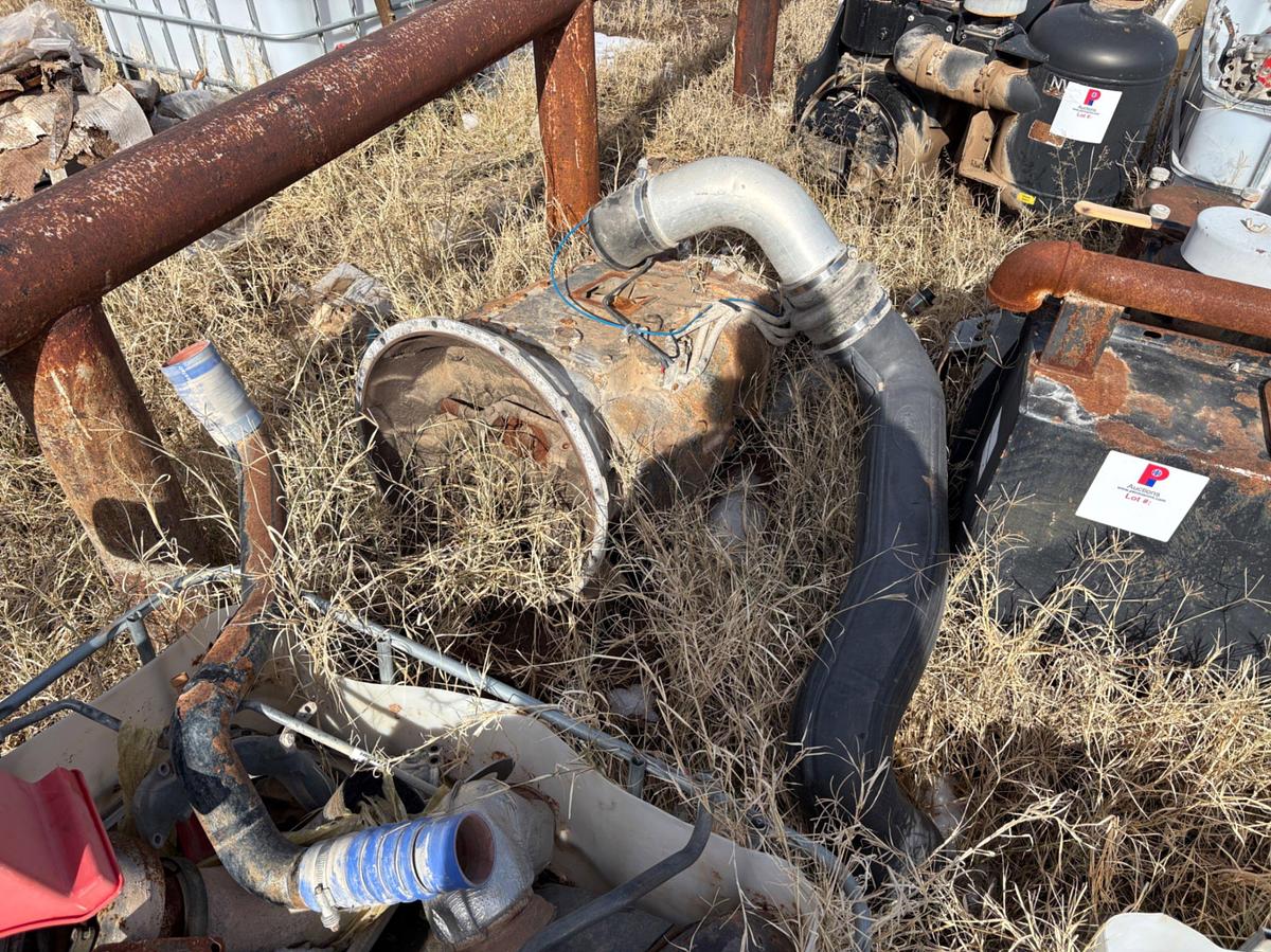 Used Lot w/ INGERSOLL RAND air compressor assorted engine parts