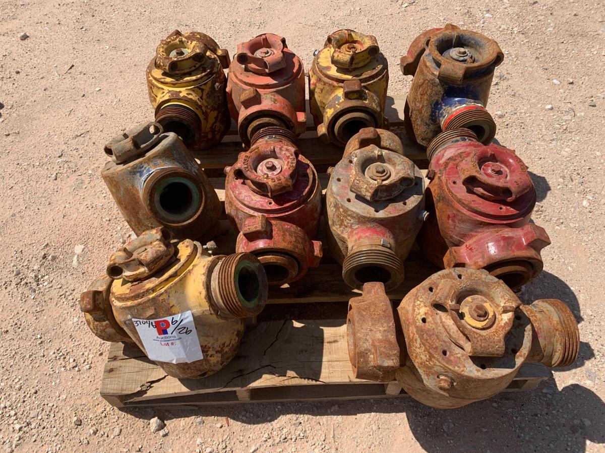 Used (10) 3” 1502 Plug Valves