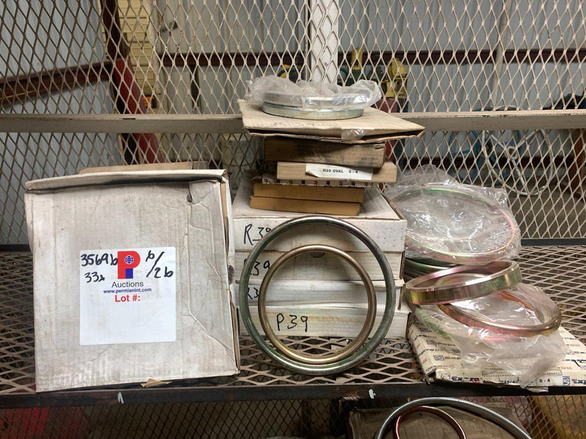 Used (33) 7 1/16 10k Oval Flange Gaskets
