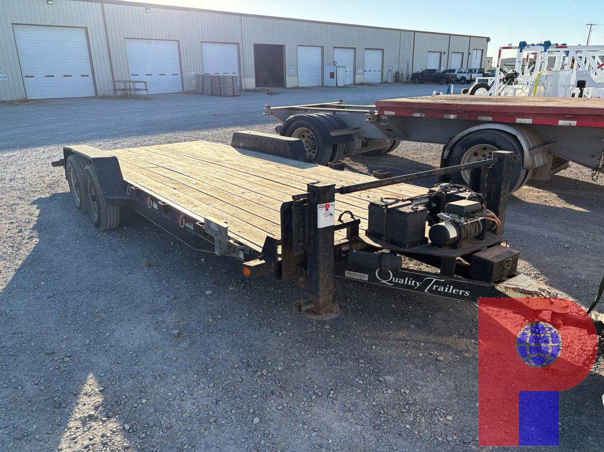 Used 2017 QUALITY TRAILERS 20’ X 82” T/A BUMPER PULL CAR HAUL TRAILER