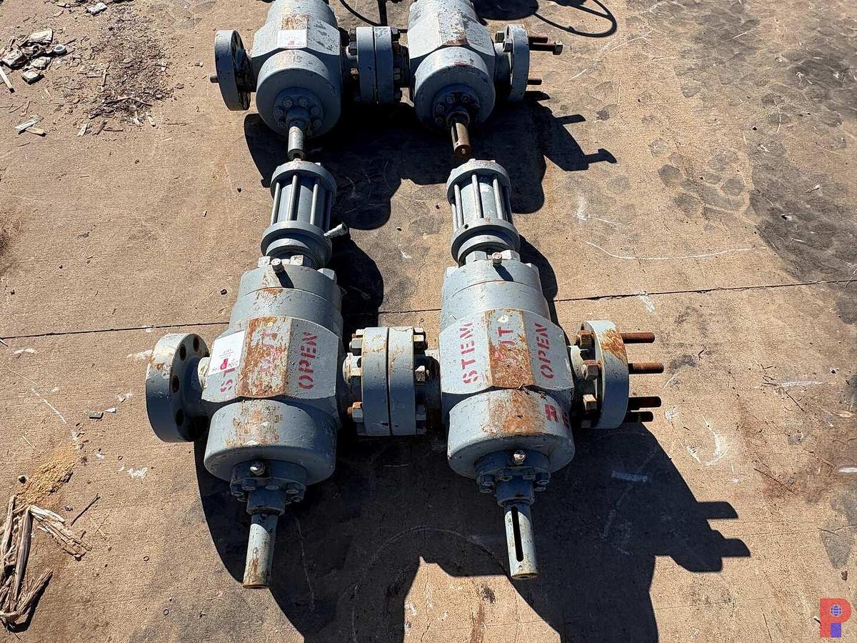 Used (4X$) (4) 4-1/16” 10K HYDRAULIC GATE VALVES