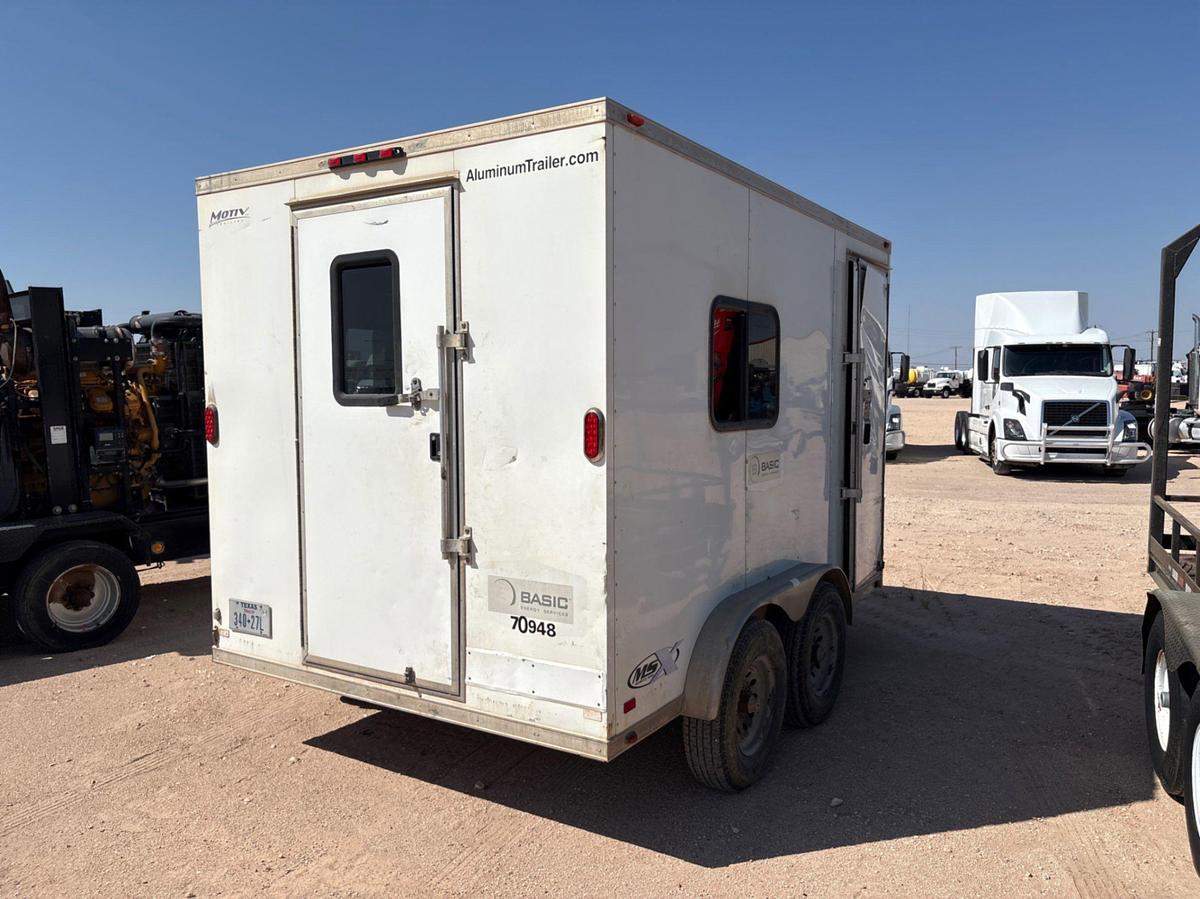 Used 2012 ATC TRAILERS 12’ X 7.5’ T/A BUMPER PULL DOGHOUSE TRAILER