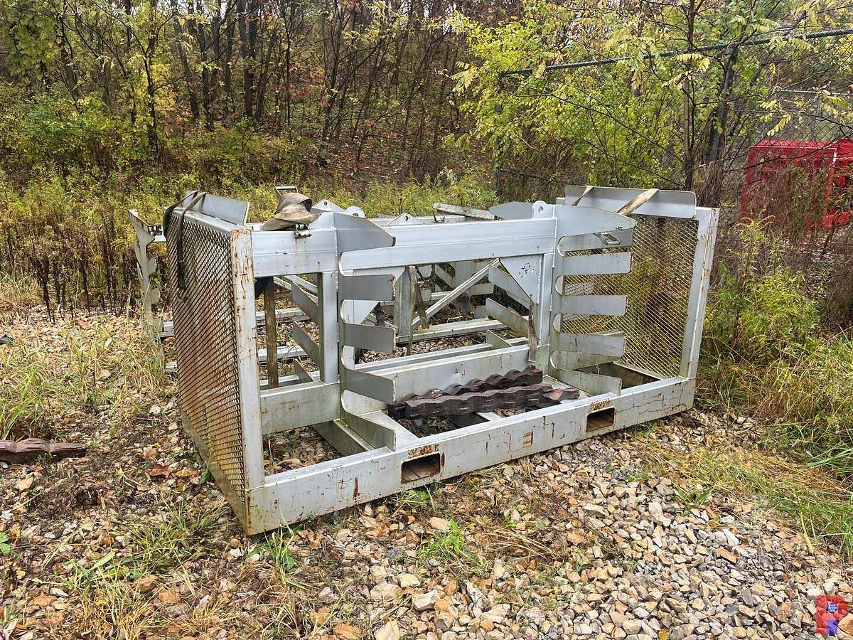 Used (3) 3”X8’ FLOW IRON PIPE TRANSPORT RACKS