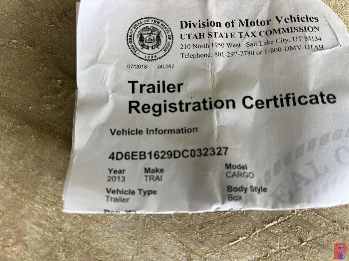 Used CARGO CRAFT 15’ T/A BP CREW / DOGHOUSE TRAILER