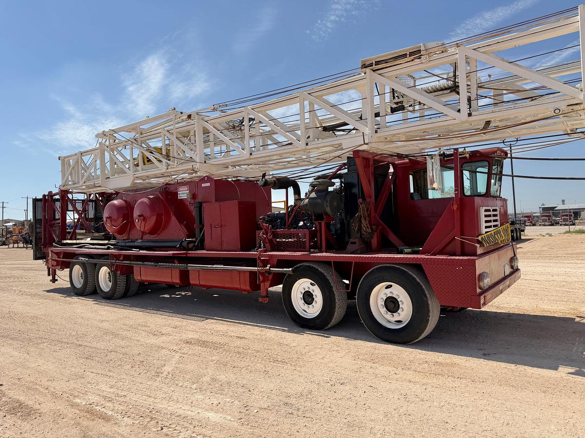Used 1980 TAYLOR 4-AXLE WELL SERVICE RIG