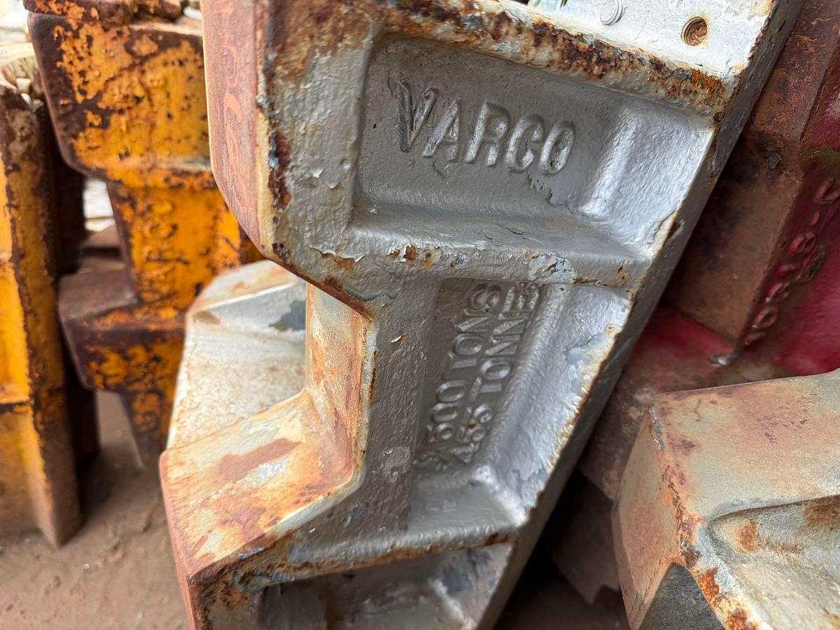 Used LOT OF (12) ASSORTED VARCO 5-1/2”, 7-5/8”-9-5/8”, 11-3/4 -14-3/8”, 16”-24-1/2” CASING SPIDER SLIP BODIES