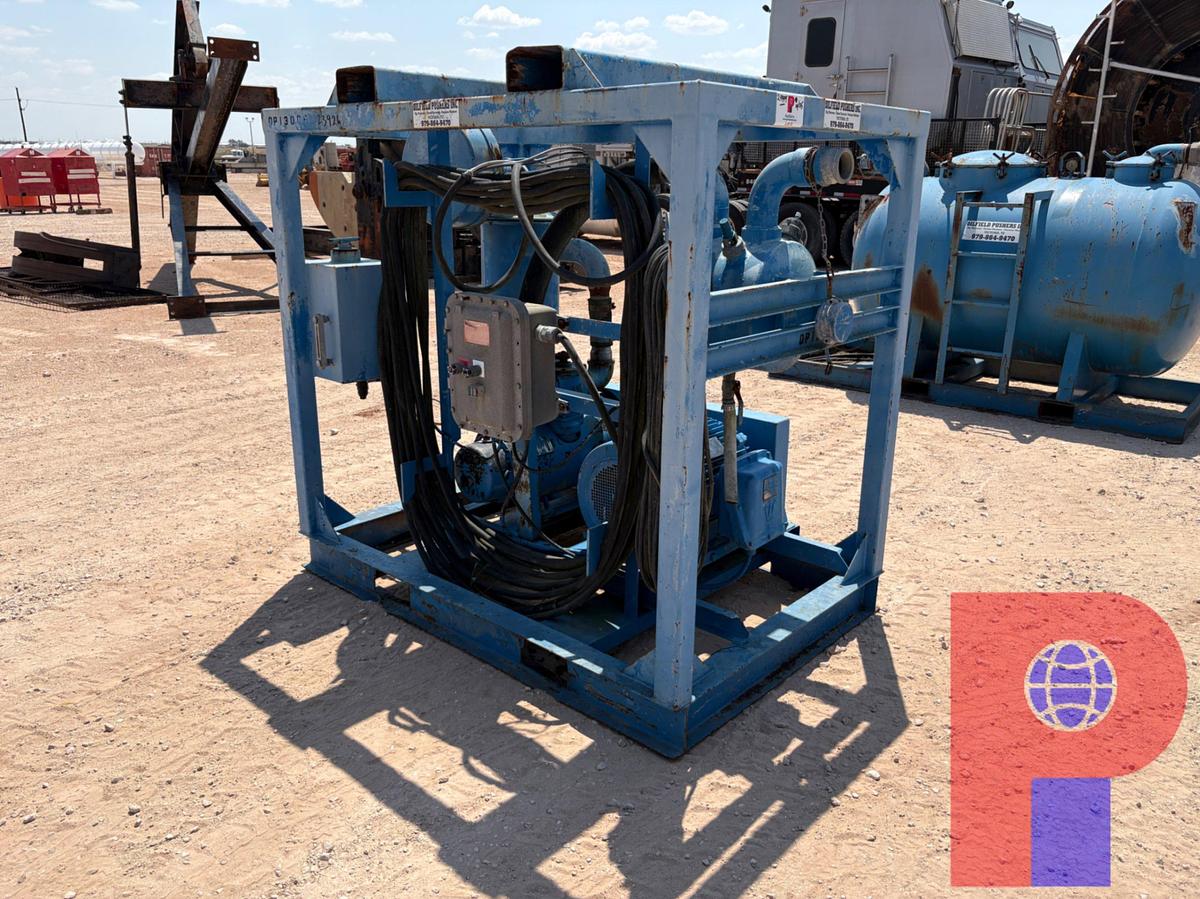 Used NATIONAL VACUUM EQUIPMENT 30HP PORTABLE VACUUM UNIT