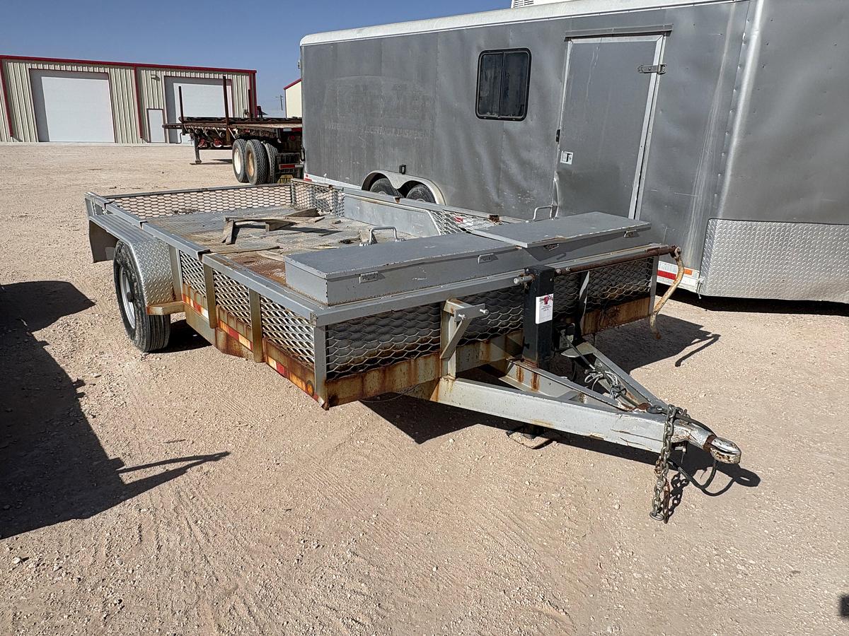 Used 2011 16’ x 7’ T/A BUMPER PULL UTILITY TRAILER