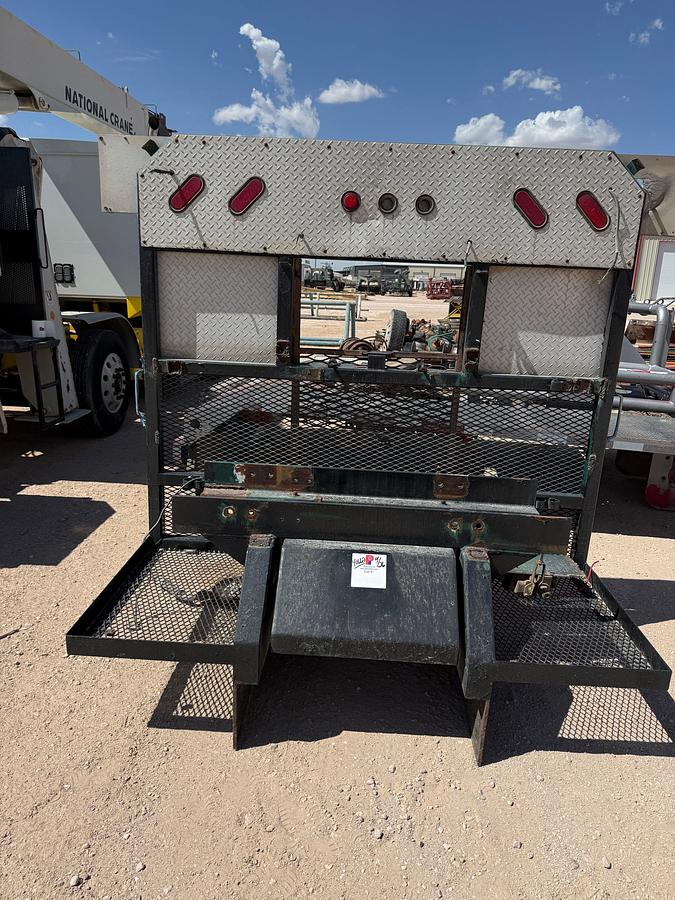 Used 7’W X 6’H HD STEEL HEADACHE RACK F/ WINCH, HYDRAULIC TANK, & VALVE