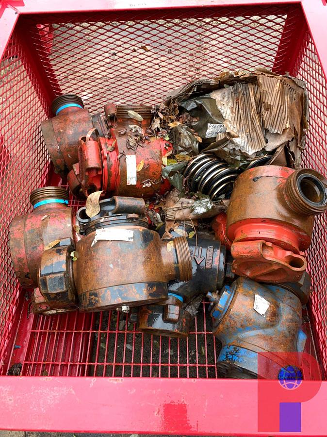 Used BIN OF (7) 3” FIG 1502 15K WP PLUG VALVES