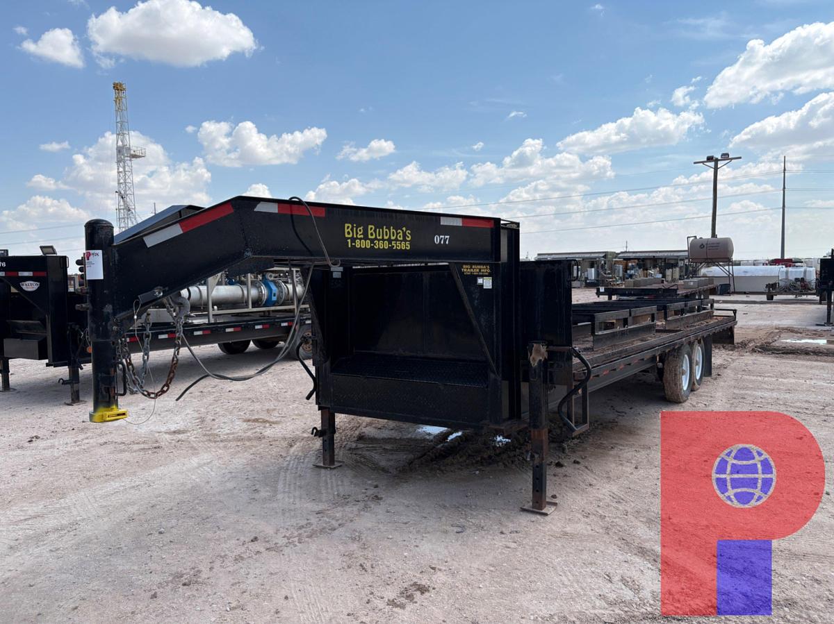 Used 2020 BIG BUBBA'S TRAILERS 24’ X 8’ T/A GOOSENECK TRAILER