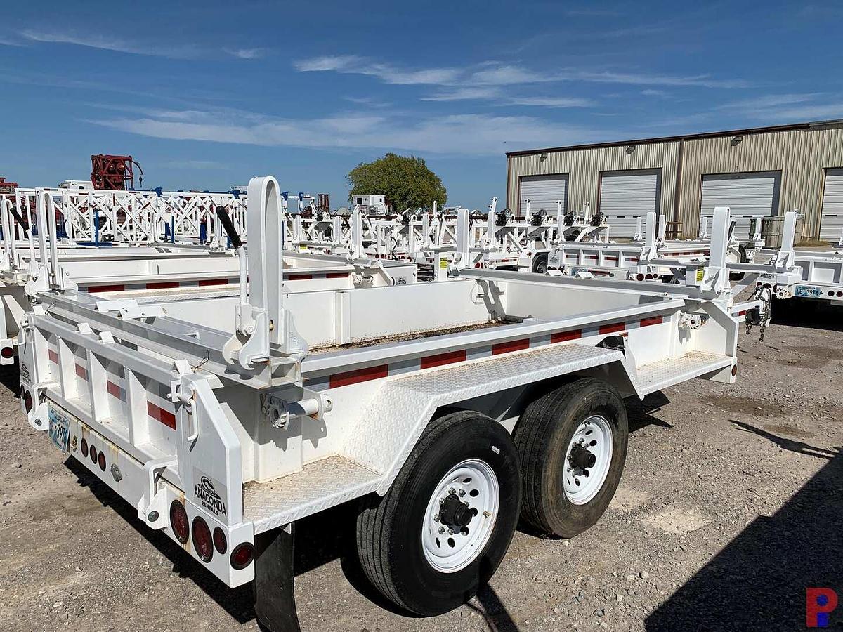 Used 2017 BROOKS BROTHERS TRAILERS  21’ T/A PINTLE HITCH POLE TRAILER