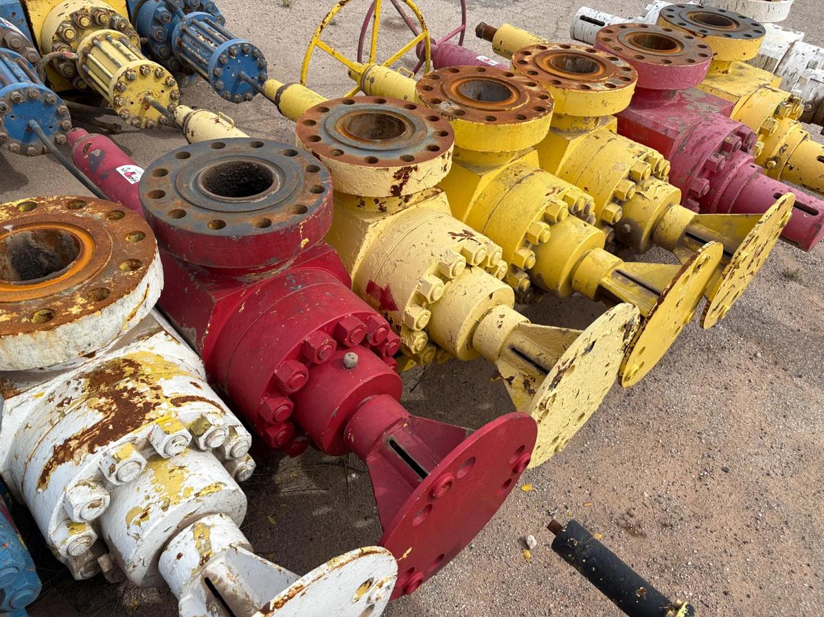 Used (4x$) (4) 7-1/16” frac valves