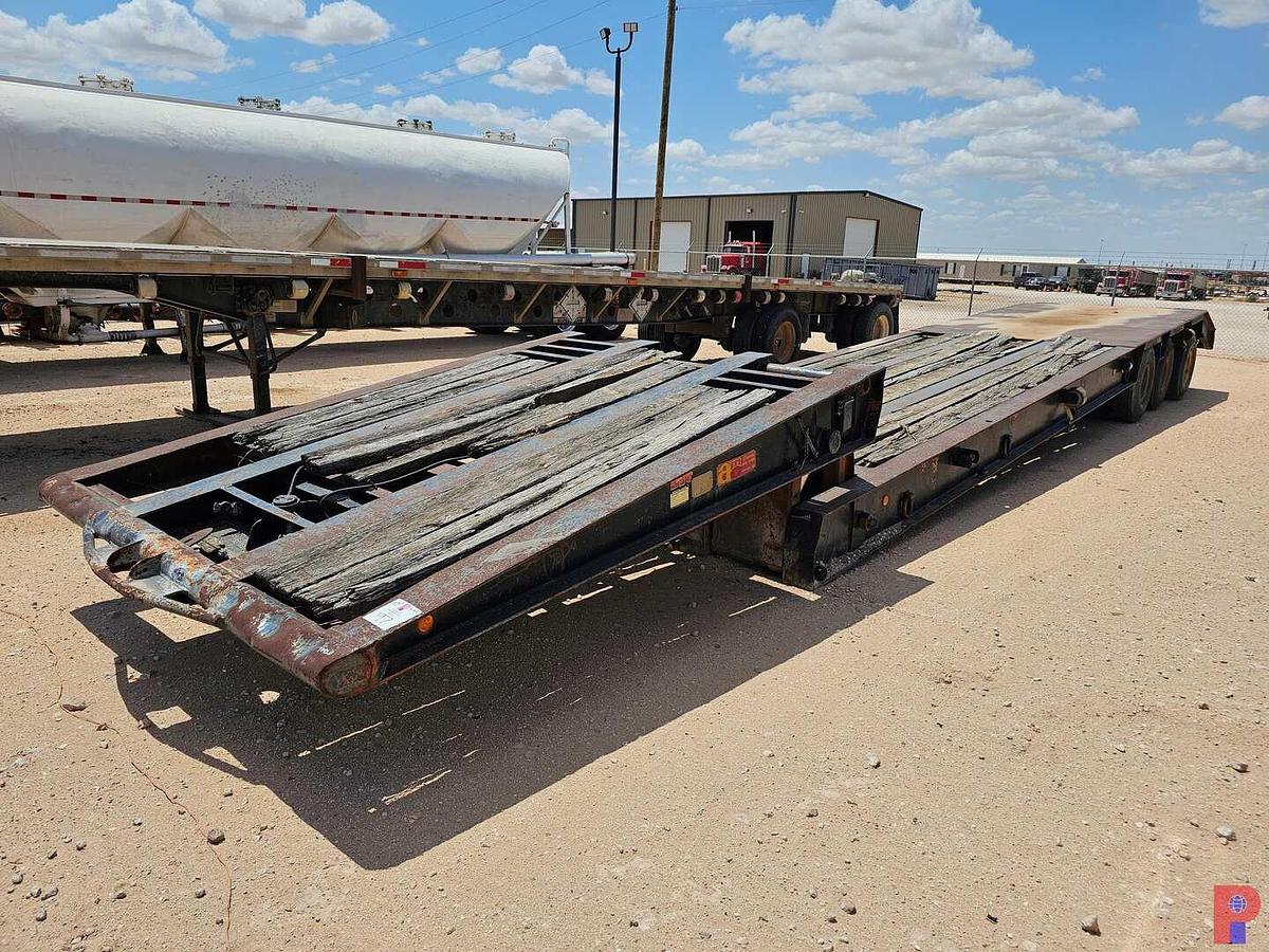 Used 1981 AMC LB-50-3-FG 46’ X 8’ 3-AXLE SCISSORNECK TRAILER