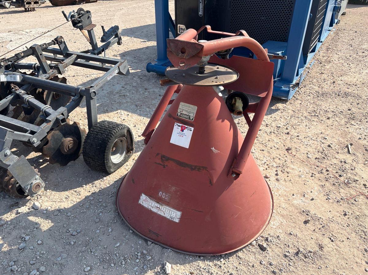 Used Tarter 48” towable disc/cukti-packer & king kutter 500 fertilizer spreader